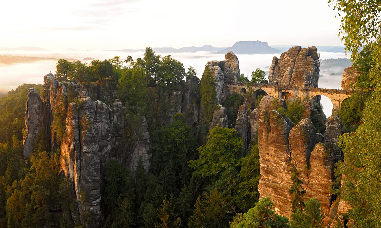 Elbsandsteingebirge Bastei Brücke