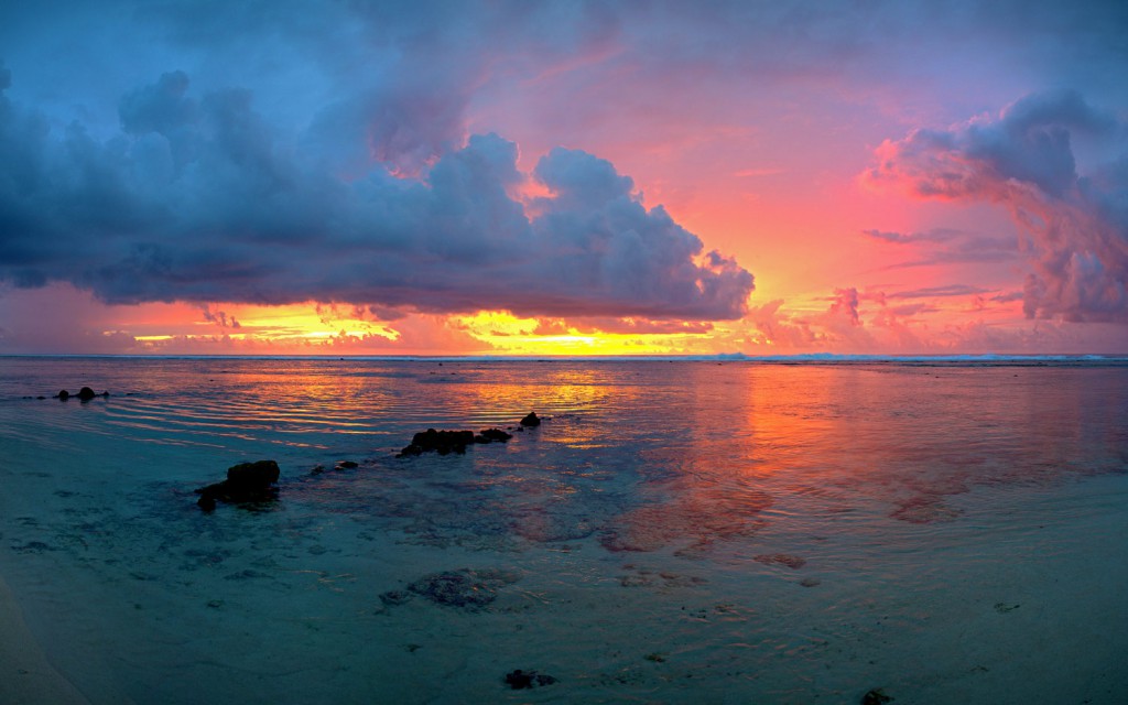 Rarotonga Sonnenuntergang